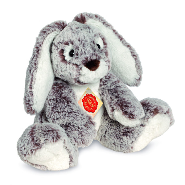 Plüschtier Schlenkerhase grau ★ grauer Hase ★ Plüsch Hase grau 21 cm