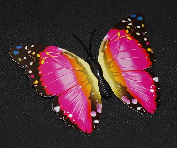 Magnet Schmetterling pink/rosa 70x55 mm - BFRO0021