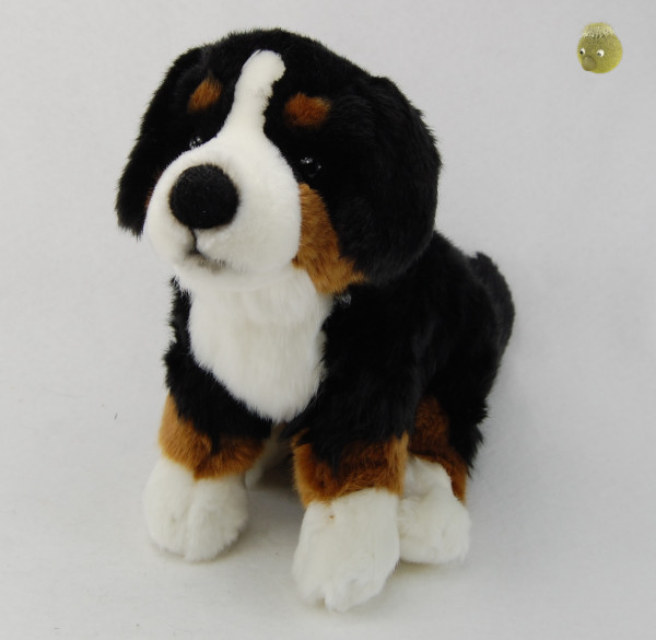 Plüschtier Hund, sitzend ★ Spitzenqualität ★ Plüsch Berner Sennenhund sitzend 28 cm