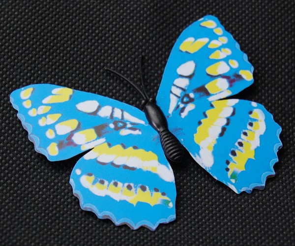 Magnet Schmetterling blau 70x60 mm