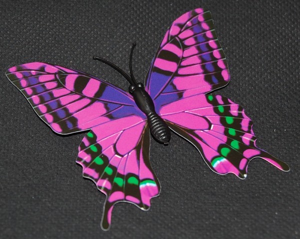 Magnet Schmetterling pink/rosa 70x65 mm - BFRO0004