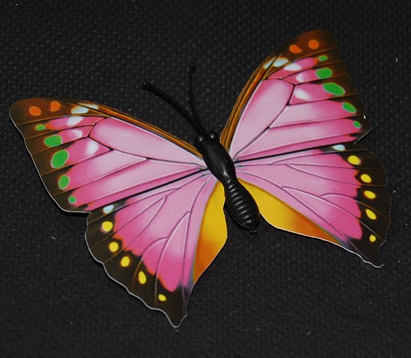 Magnet Schmetterling pink/rosa 70x55 mm - BFRO0010