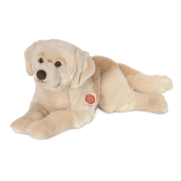 Plüsch Golden Retriever ★ Plüschhund Hund liegend beige ★ Plüsch Hund liegend 60 cm
