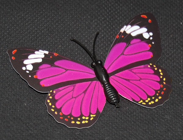 Magnet Schmetterling pink/rosa 70x50 mm - BFRO0011