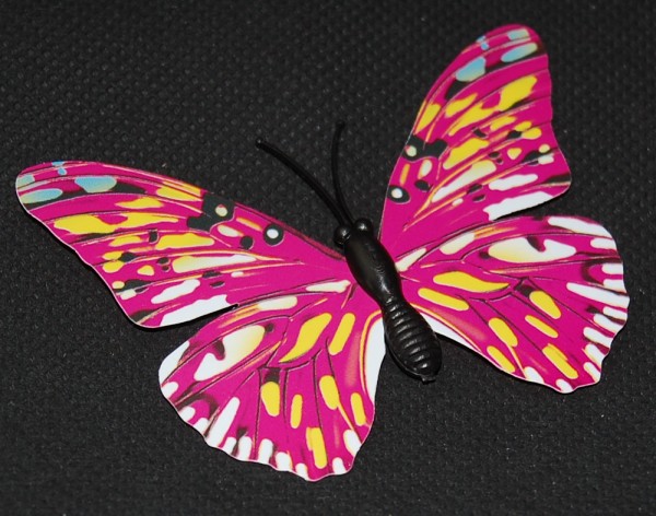 Magnet Schmetterling pink/rosa 70x50 mm - BFRO0003