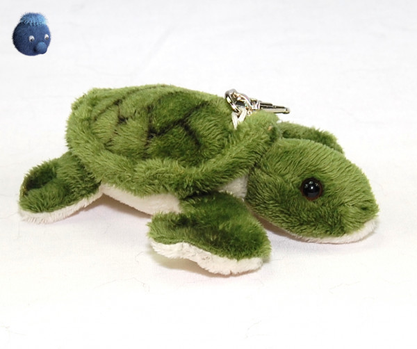 Plüschtier Schlüselanhänger Schildkröte aus Plüsch ★ Plüsch Schildkröte 11cm