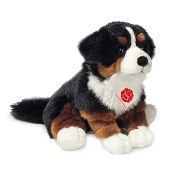 Plüsch Berner Sennenhund ★ Plüschhund Hund sitzend mehrfarbig ★ Plüsch Hund sitzend 29 cm