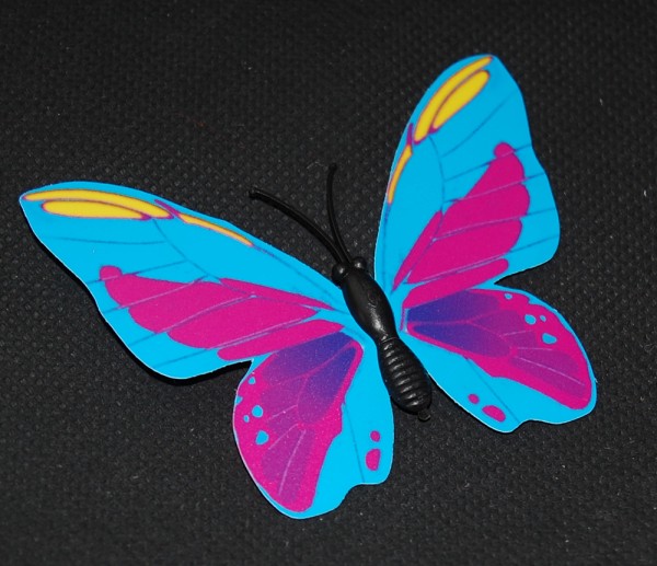 Magnet Schmetterling pink/rosa 70x55 mm - BFRO0016
