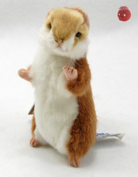 Hansa Toys ★ Plüschtier Hamster stehend ★ Plüsch Hamster ★ Plüschhamster 16 cm