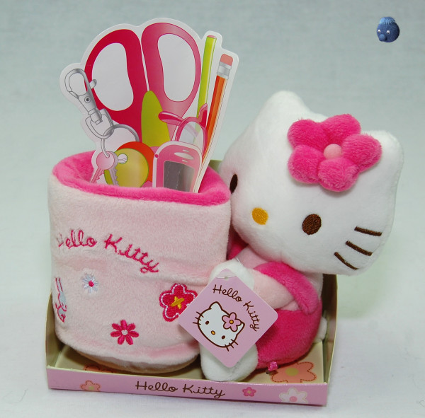 Hello Kitty Plüschfigur Stiftehalter ★ Uitensilienbox ★ 16 cm
