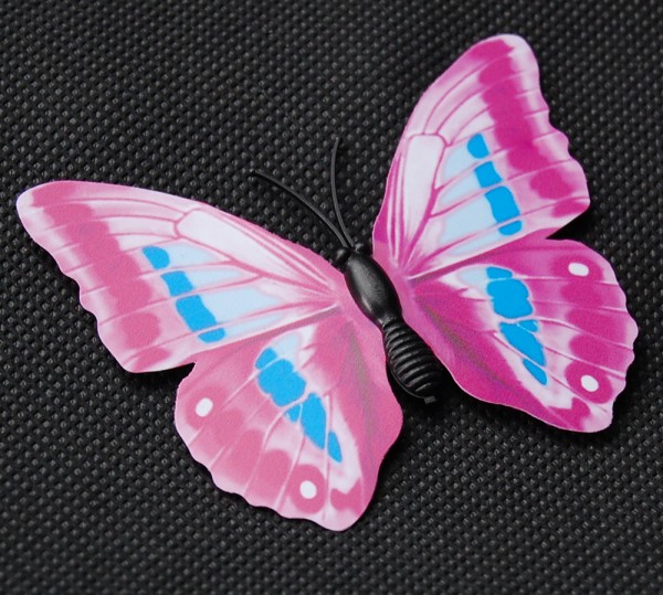 Magnet Schmetterling pink/rosa 70x55 mm - BFRO0019