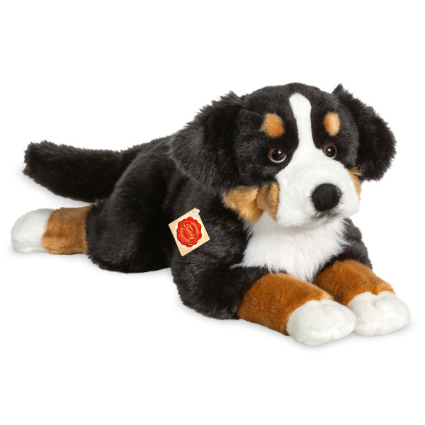 Plüsch Berner Sennenhund ★ Plüschhund Hund liegend mehrfarbig ★ Plüsch Hund liegend 60 cm